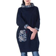 Load image into Gallery viewer, Roll collar narrow hem tunic
