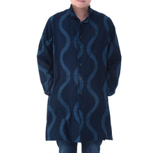 Load image into Gallery viewer, Stand collar long jacket
